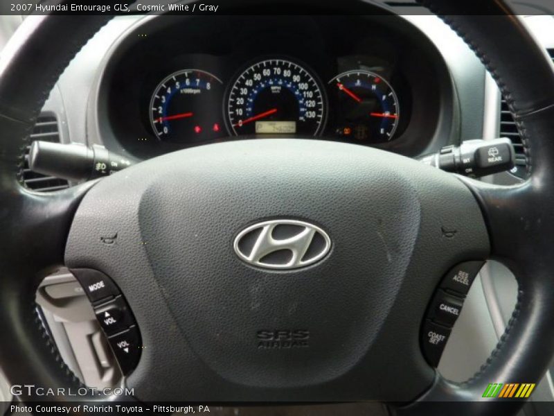 Cosmic White / Gray 2007 Hyundai Entourage GLS