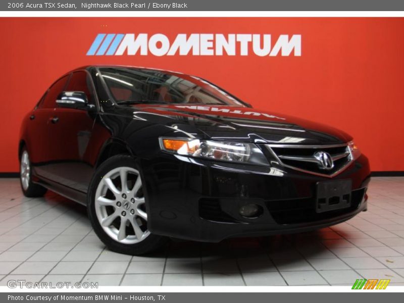 Nighthawk Black Pearl / Ebony Black 2006 Acura TSX Sedan
