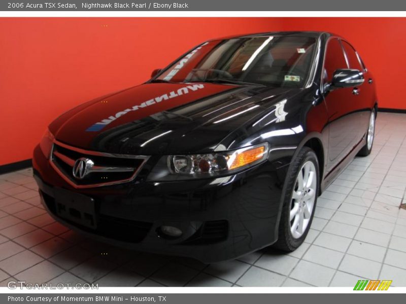 Nighthawk Black Pearl / Ebony Black 2006 Acura TSX Sedan