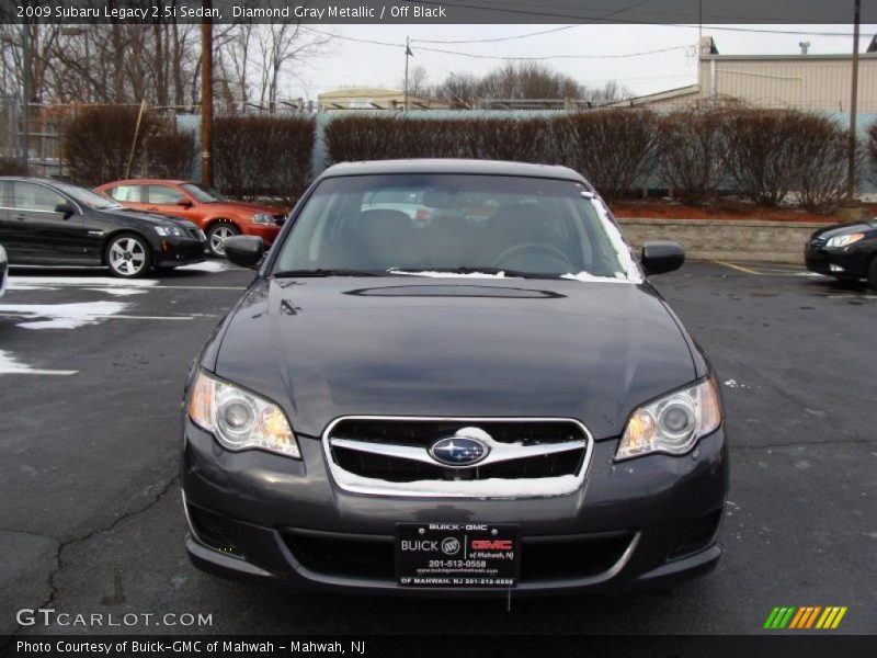 Diamond Gray Metallic / Off Black 2009 Subaru Legacy 2.5i Sedan