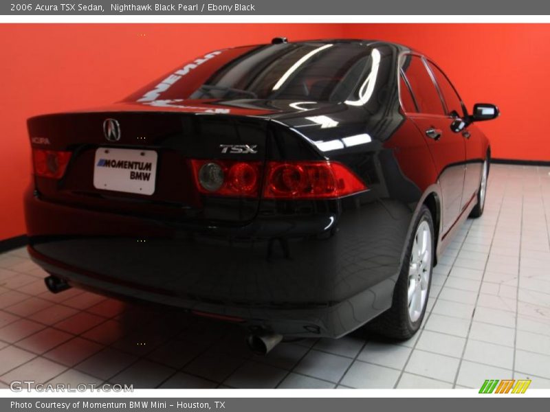 Nighthawk Black Pearl / Ebony Black 2006 Acura TSX Sedan
