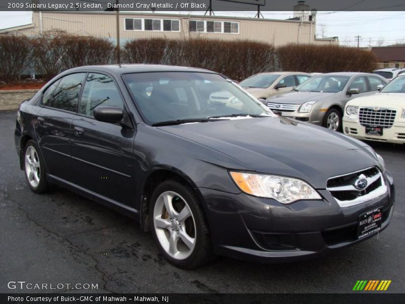 Diamond Gray Metallic / Off Black 2009 Subaru Legacy 2.5i Sedan