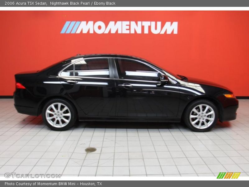 Nighthawk Black Pearl / Ebony Black 2006 Acura TSX Sedan