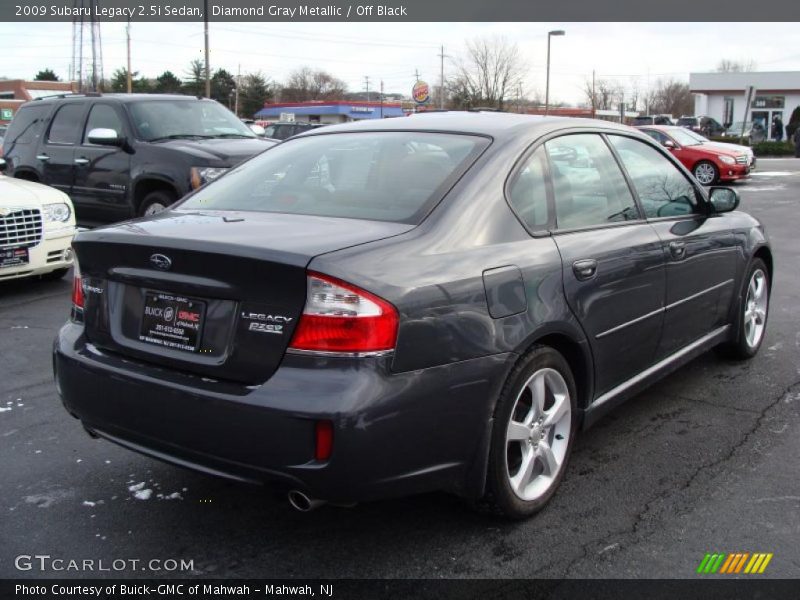 Diamond Gray Metallic / Off Black 2009 Subaru Legacy 2.5i Sedan