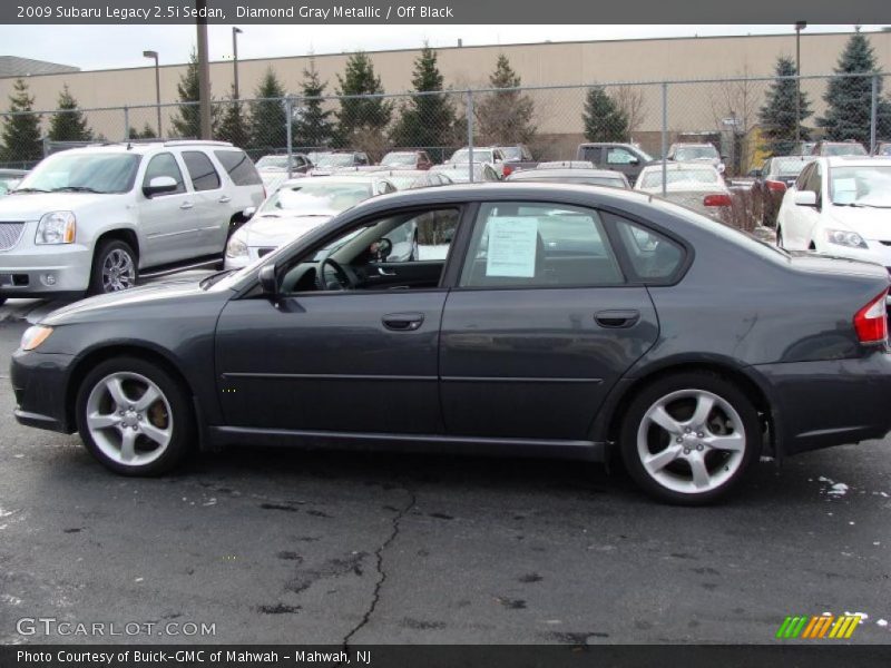 Diamond Gray Metallic / Off Black 2009 Subaru Legacy 2.5i Sedan