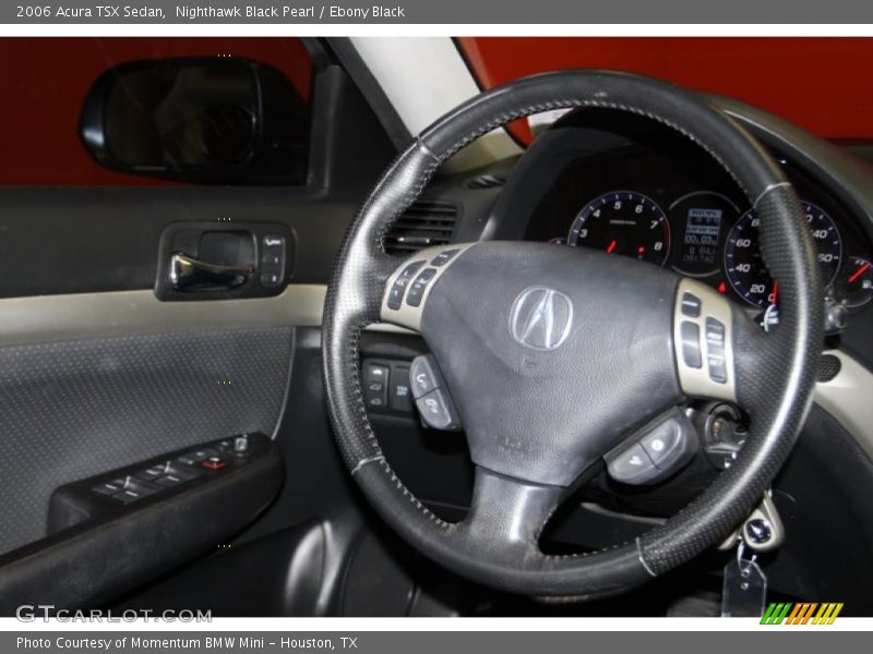 Nighthawk Black Pearl / Ebony Black 2006 Acura TSX Sedan