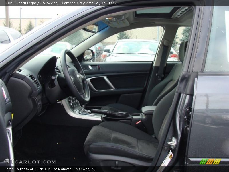 Diamond Gray Metallic / Off Black 2009 Subaru Legacy 2.5i Sedan
