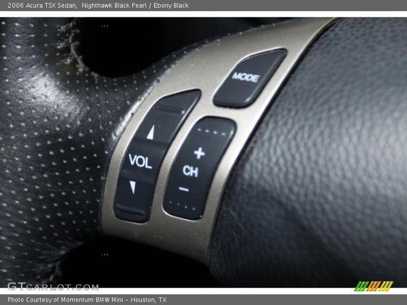 Nighthawk Black Pearl / Ebony Black 2006 Acura TSX Sedan