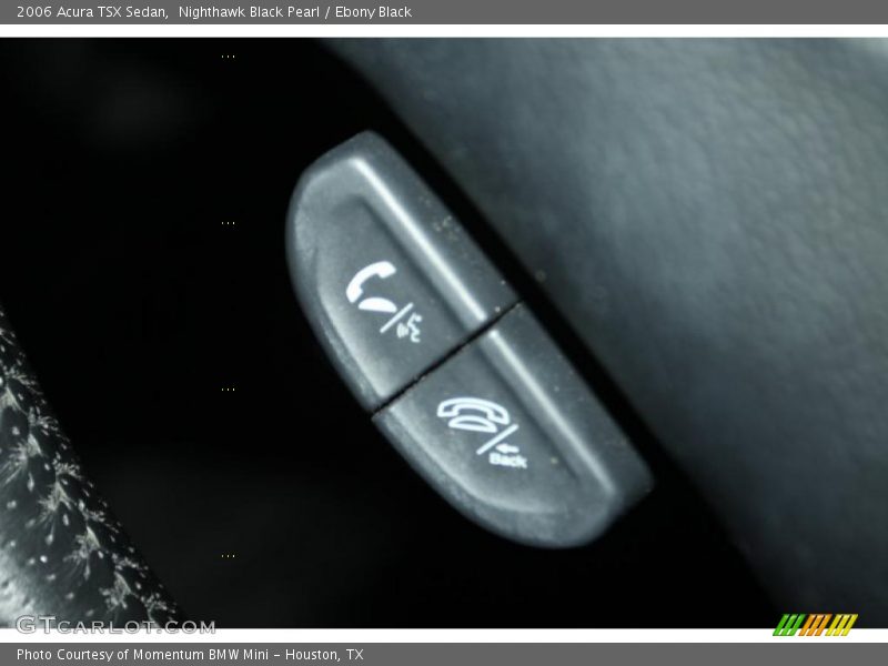 Nighthawk Black Pearl / Ebony Black 2006 Acura TSX Sedan
