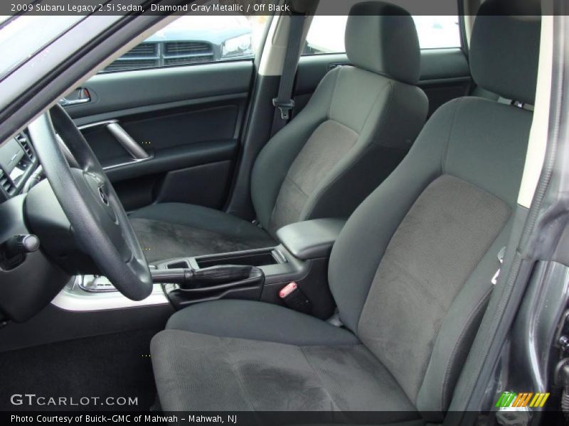 Diamond Gray Metallic / Off Black 2009 Subaru Legacy 2.5i Sedan