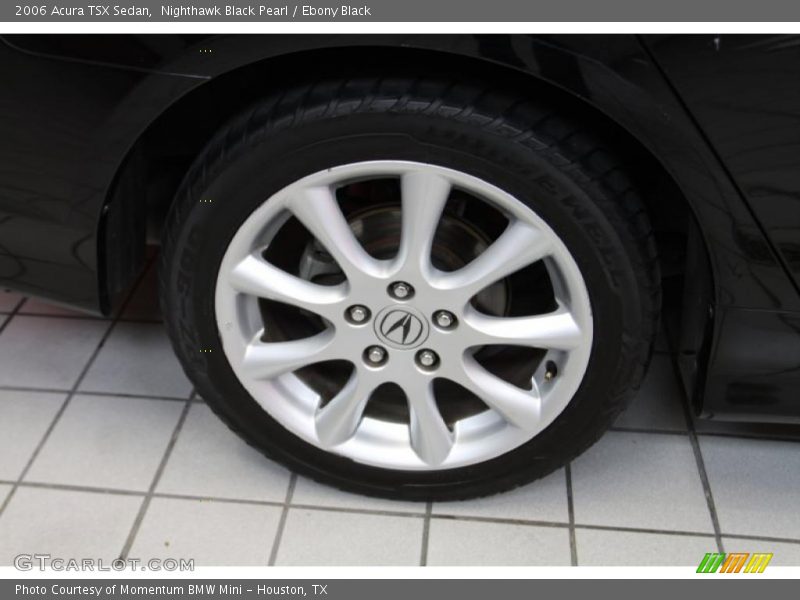 Nighthawk Black Pearl / Ebony Black 2006 Acura TSX Sedan