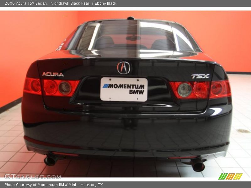 Nighthawk Black Pearl / Ebony Black 2006 Acura TSX Sedan