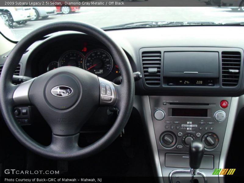 Diamond Gray Metallic / Off Black 2009 Subaru Legacy 2.5i Sedan