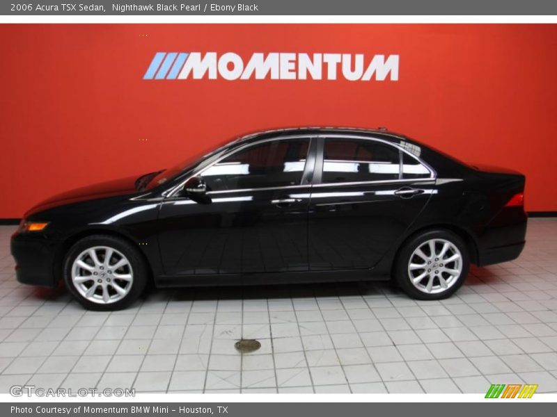 Nighthawk Black Pearl / Ebony Black 2006 Acura TSX Sedan