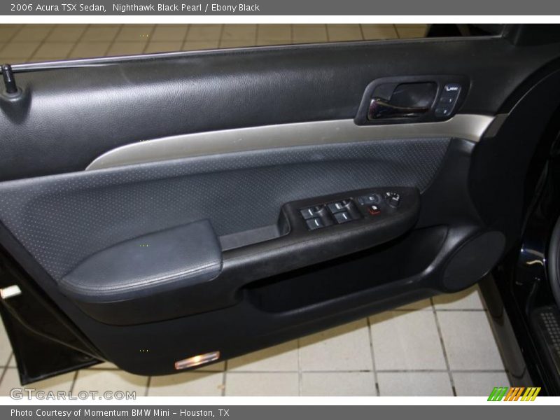 Nighthawk Black Pearl / Ebony Black 2006 Acura TSX Sedan