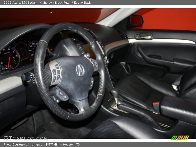 Nighthawk Black Pearl / Ebony Black 2006 Acura TSX Sedan