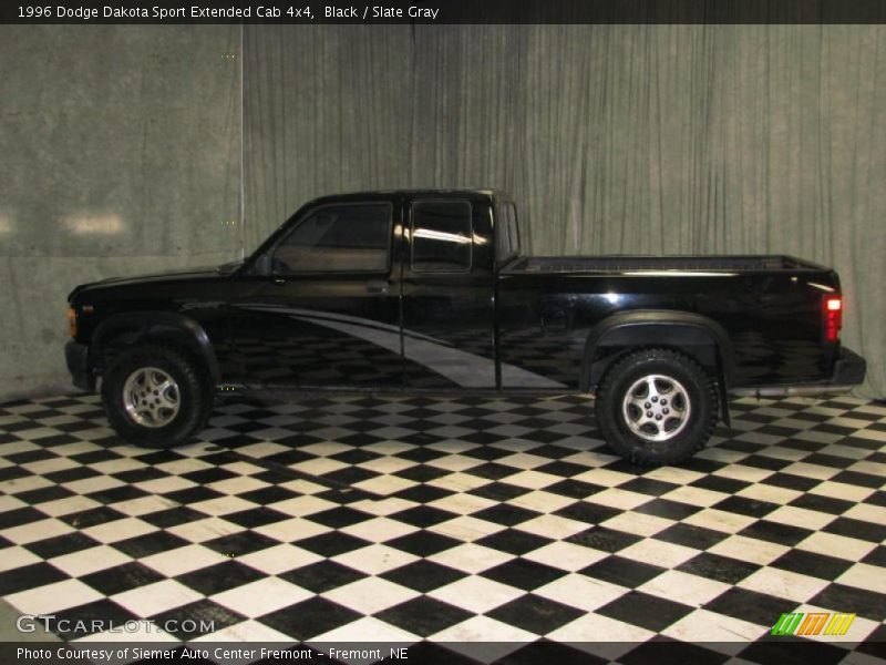 Black / Slate Gray 1996 Dodge Dakota Sport Extended Cab 4x4