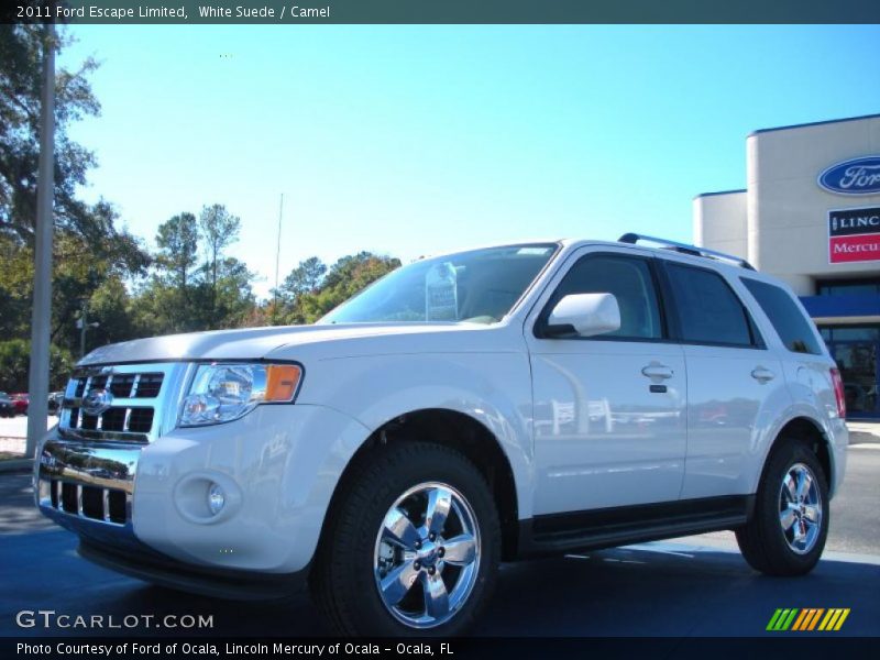 White Suede / Camel 2011 Ford Escape Limited