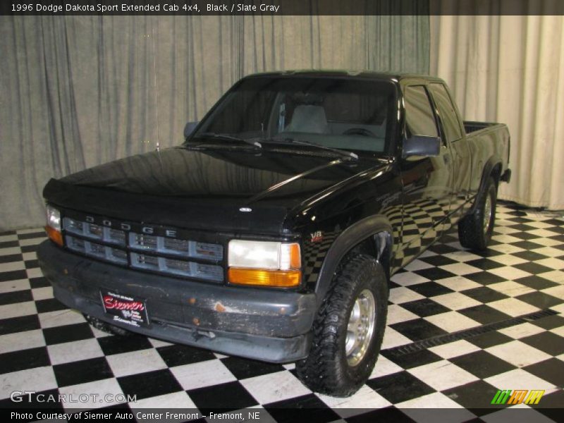 Black / Slate Gray 1996 Dodge Dakota Sport Extended Cab 4x4
