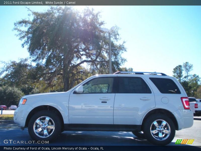 White Suede / Camel 2011 Ford Escape Limited