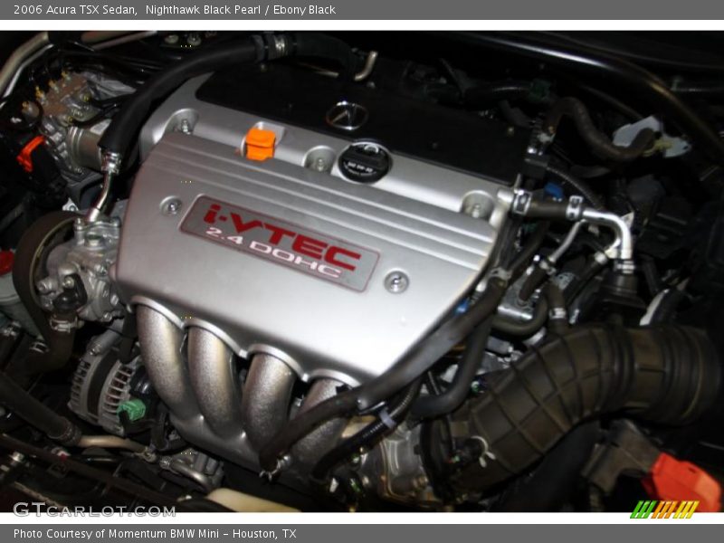Nighthawk Black Pearl / Ebony Black 2006 Acura TSX Sedan