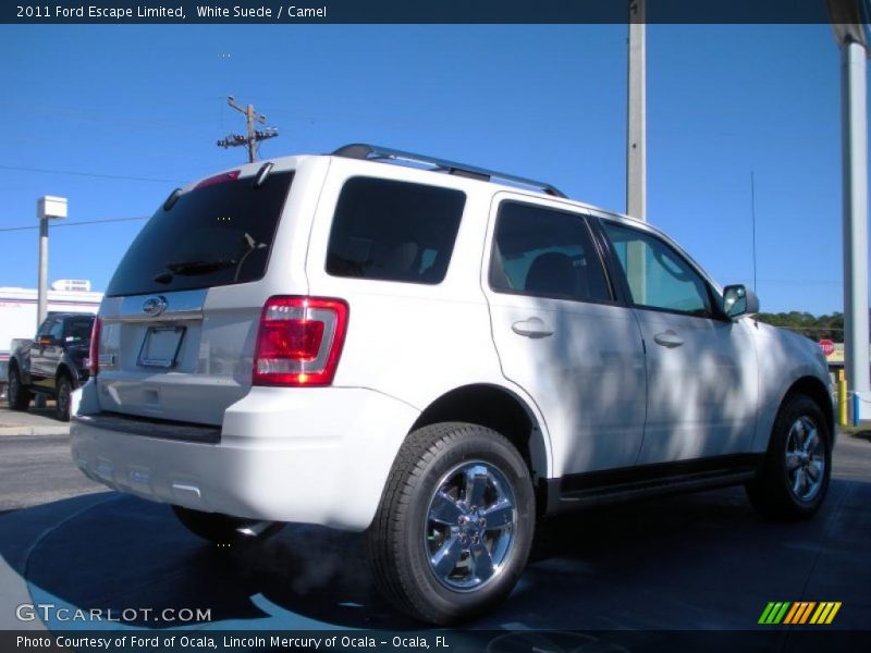 White Suede / Camel 2011 Ford Escape Limited