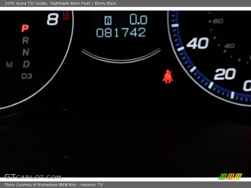 Nighthawk Black Pearl / Ebony Black 2006 Acura TSX Sedan