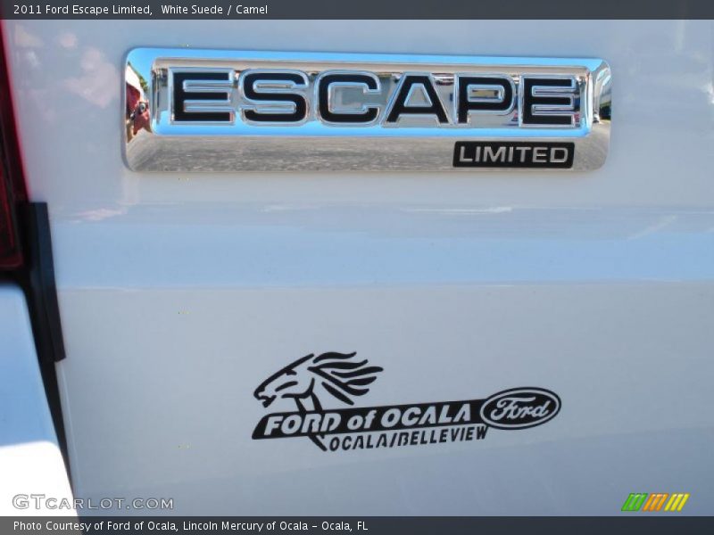White Suede / Camel 2011 Ford Escape Limited