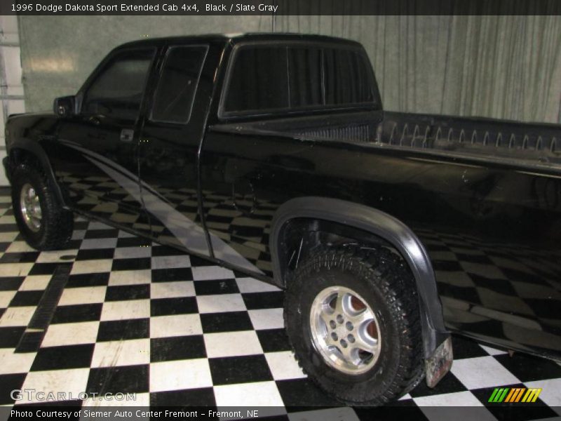 Black / Slate Gray 1996 Dodge Dakota Sport Extended Cab 4x4