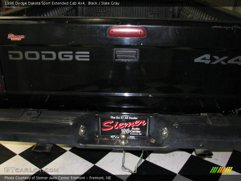 Black / Slate Gray 1996 Dodge Dakota Sport Extended Cab 4x4
