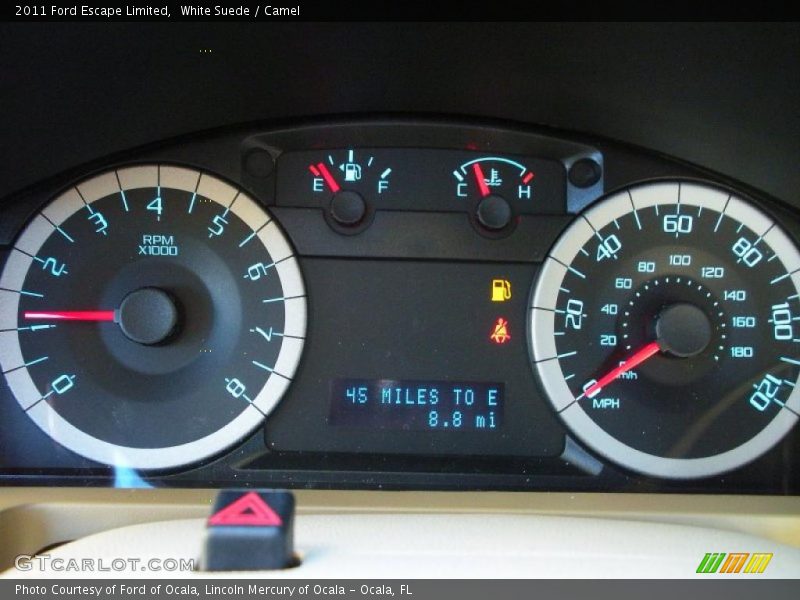  2011 Escape Limited Limited Gauges