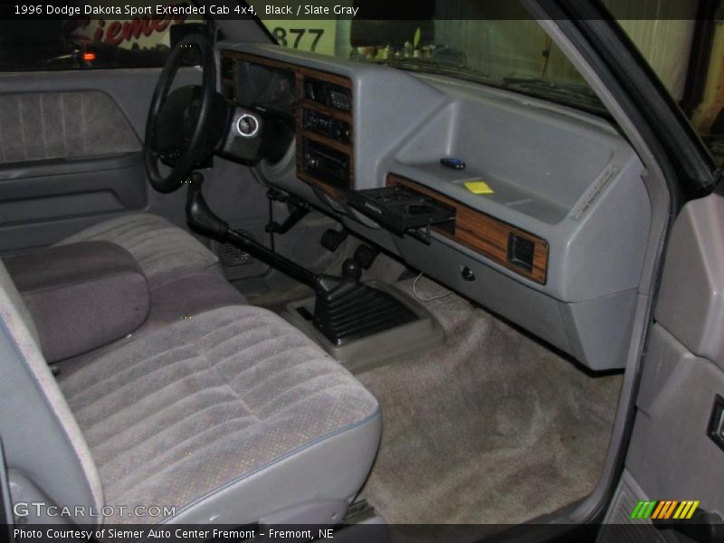 Black / Slate Gray 1996 Dodge Dakota Sport Extended Cab 4x4