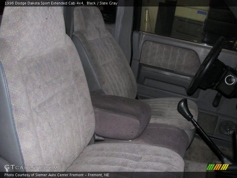 Black / Slate Gray 1996 Dodge Dakota Sport Extended Cab 4x4