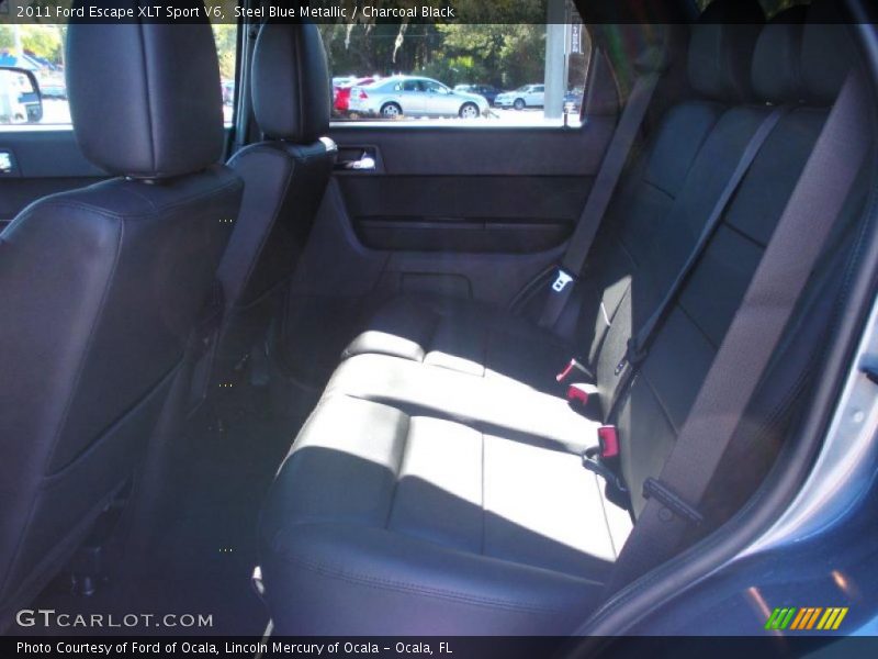 Steel Blue Metallic / Charcoal Black 2011 Ford Escape XLT Sport V6