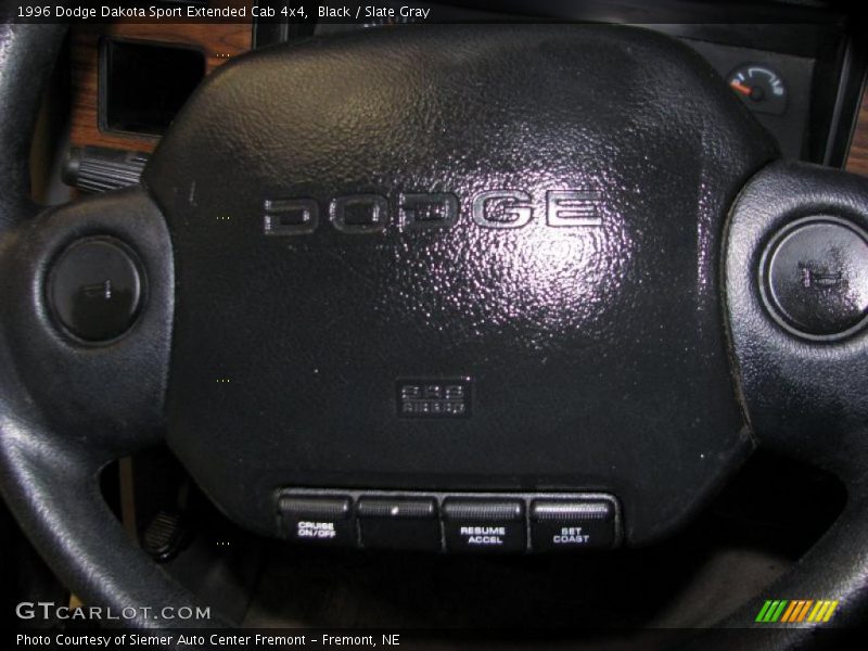 Black / Slate Gray 1996 Dodge Dakota Sport Extended Cab 4x4