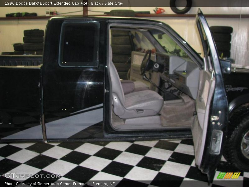 Black / Slate Gray 1996 Dodge Dakota Sport Extended Cab 4x4
