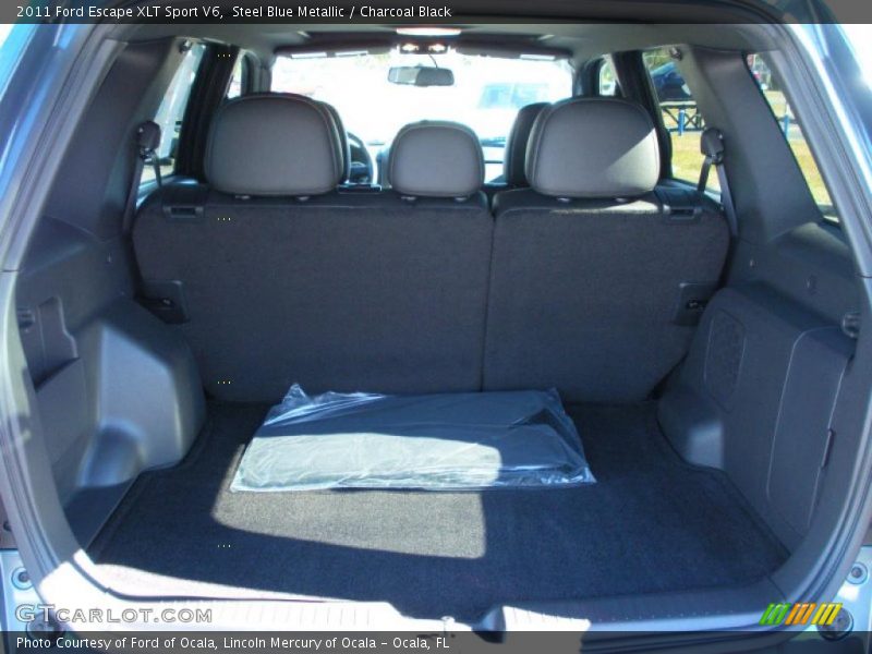 Steel Blue Metallic / Charcoal Black 2011 Ford Escape XLT Sport V6