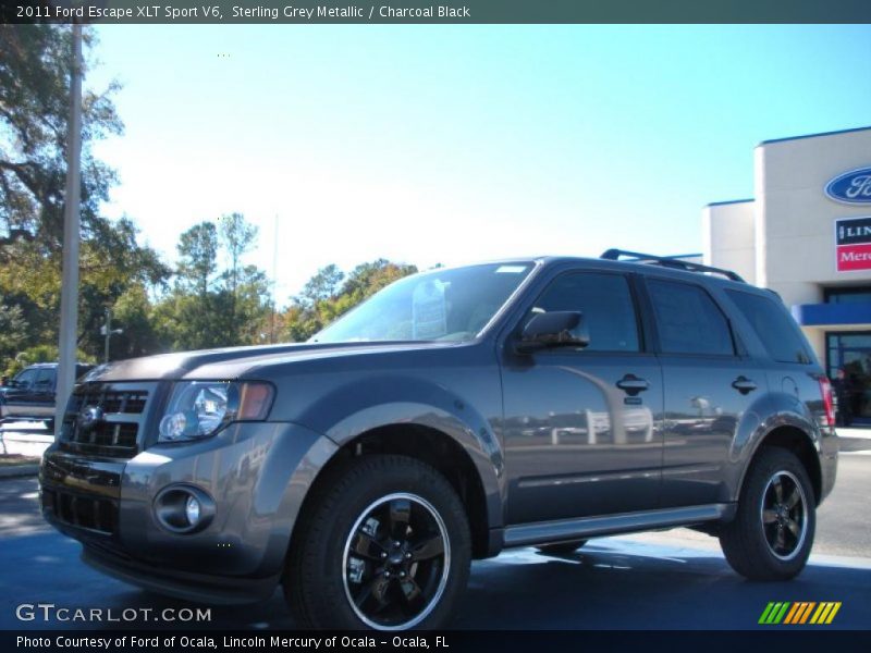 Sterling Grey Metallic / Charcoal Black 2011 Ford Escape XLT Sport V6