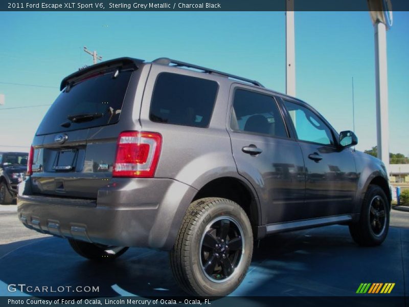 Sterling Grey Metallic / Charcoal Black 2011 Ford Escape XLT Sport V6