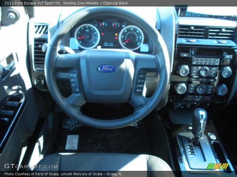 Sterling Grey Metallic / Charcoal Black 2011 Ford Escape XLT Sport V6