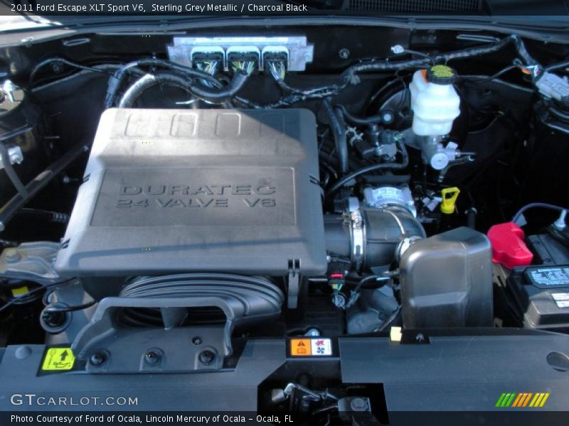 Sterling Grey Metallic / Charcoal Black 2011 Ford Escape XLT Sport V6