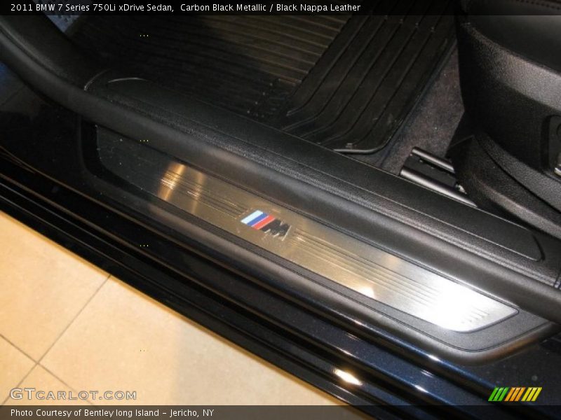 Carbon Black Metallic / Black Nappa Leather 2011 BMW 7 Series 750Li xDrive Sedan