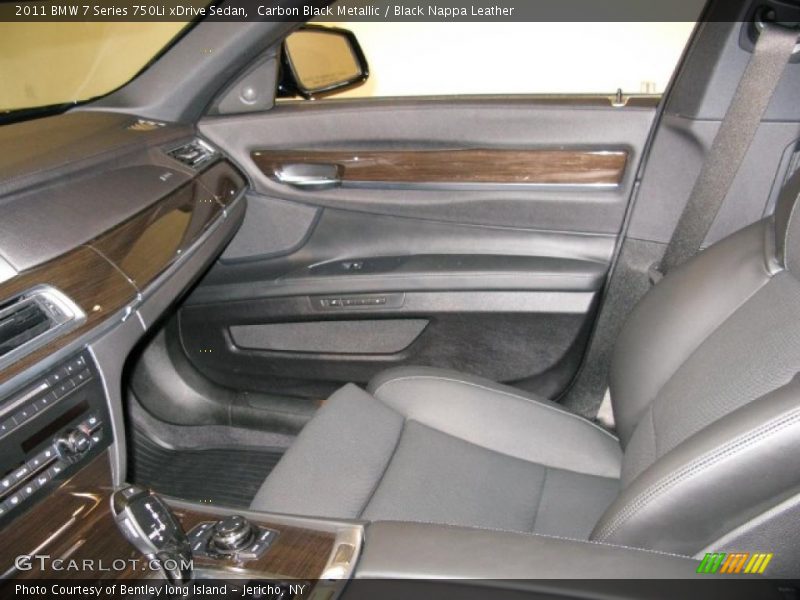 Carbon Black Metallic / Black Nappa Leather 2011 BMW 7 Series 750Li xDrive Sedan