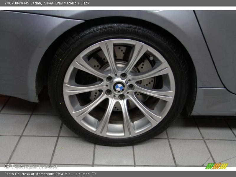 Silver Gray Metallic / Black 2007 BMW M5 Sedan