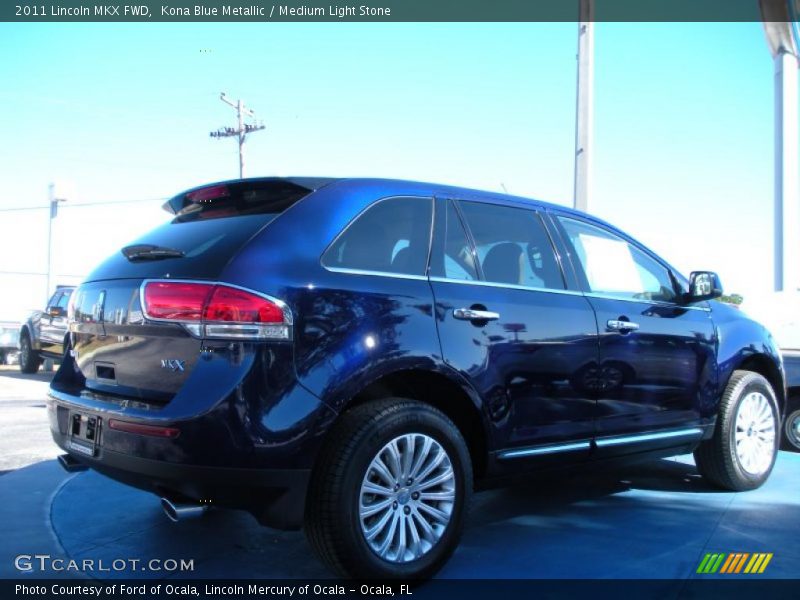 Kona Blue Metallic / Medium Light Stone 2011 Lincoln MKX FWD