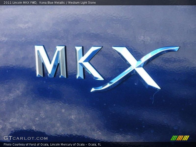 Kona Blue Metallic / Medium Light Stone 2011 Lincoln MKX FWD