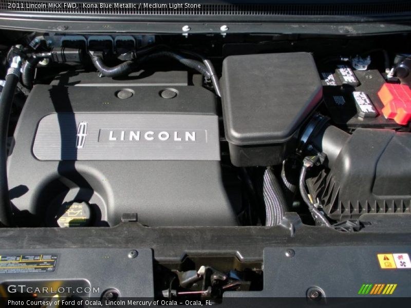 Kona Blue Metallic / Medium Light Stone 2011 Lincoln MKX FWD