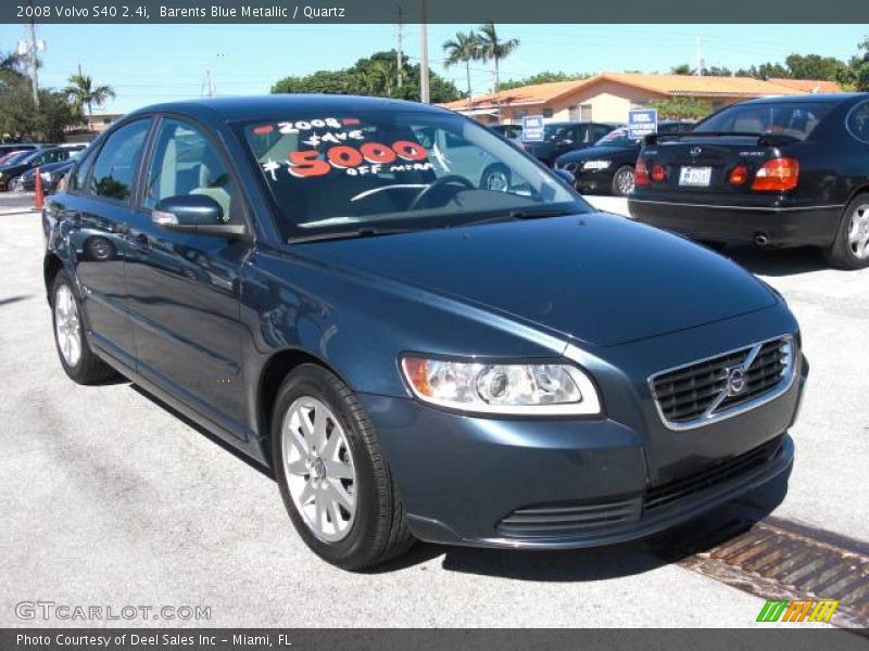 Barents Blue Metallic / Quartz 2008 Volvo S40 2.4i