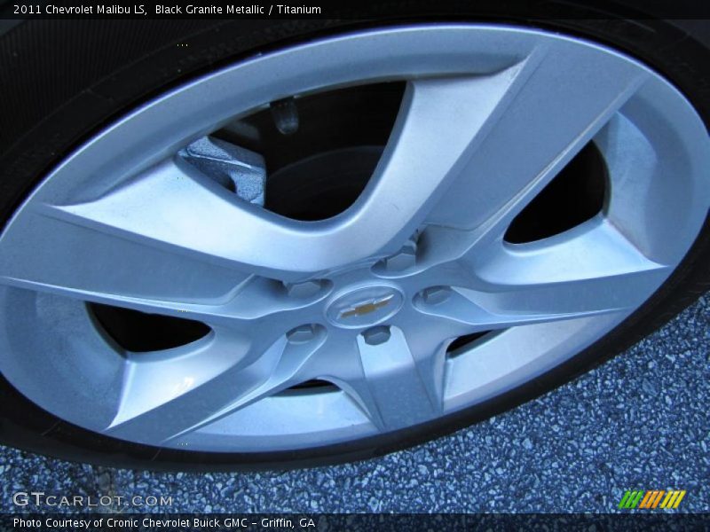 Black Granite Metallic / Titanium 2011 Chevrolet Malibu LS