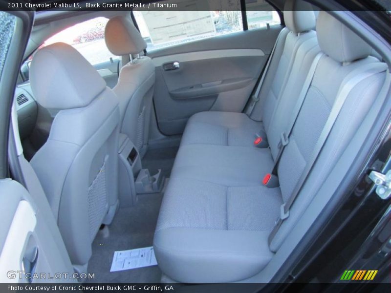 Black Granite Metallic / Titanium 2011 Chevrolet Malibu LS